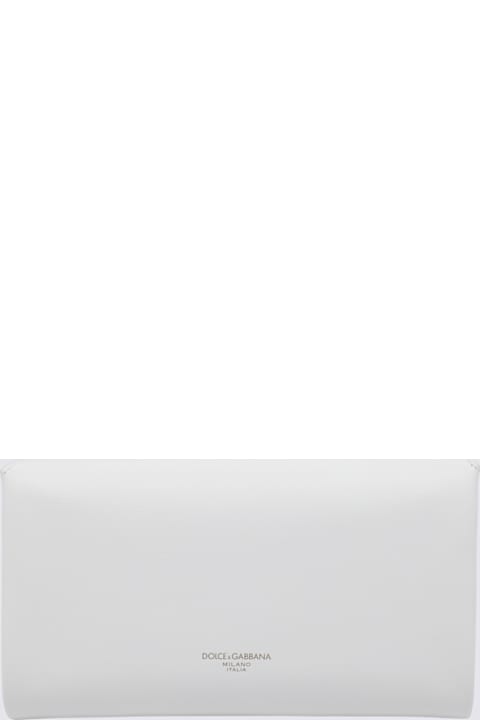 Dolce & Gabbana Bags for Women Dolce & Gabbana White Leather Shoulder Bag