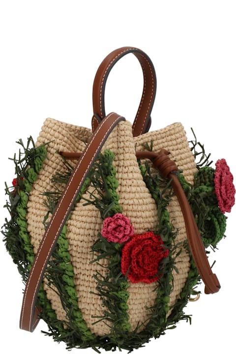 Anya Hindmarch for Homeware Anya Hindmarch "cactus" Bag With Floral Details