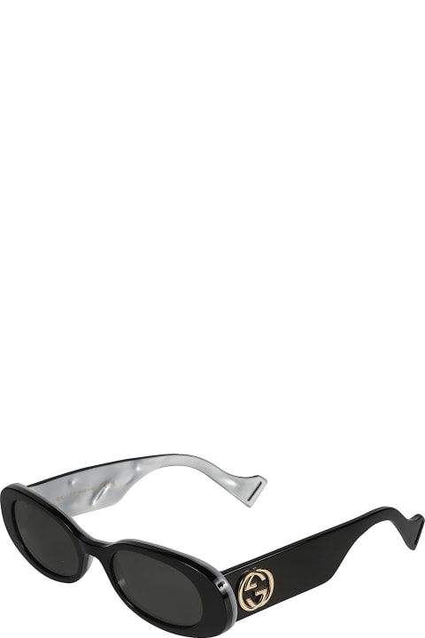 Fashion for Men Gucci Eyewear Gg Plaque Cat-eye Sunglasses