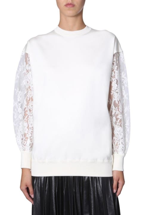 Givenchy Sale for Women Givenchy Lace Sleeves Jumper