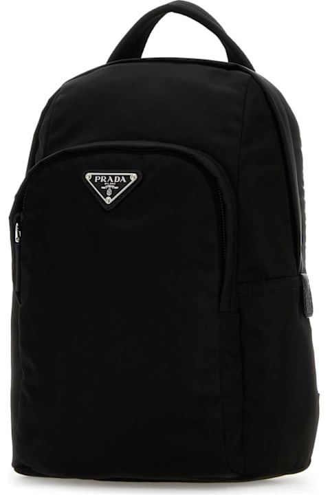 Homeware Prada Black Re-nylon Backpack