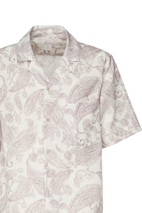 Homeware Eleventy Shirt With Paisley Print
