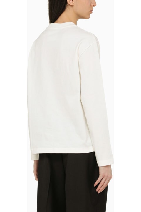 Jil Sander for Women Jil Sander White Long-sleeved T-shirt