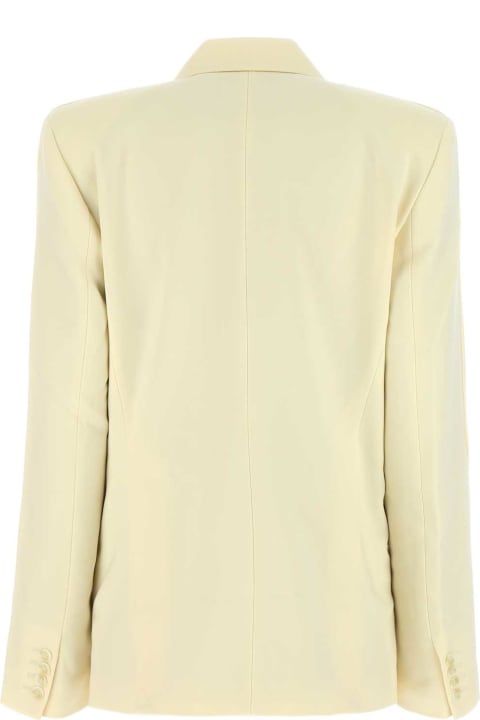 VTMNTS Coats & Jackets for Women VTMNTS Cream Stretch Wool Oversize Blazer