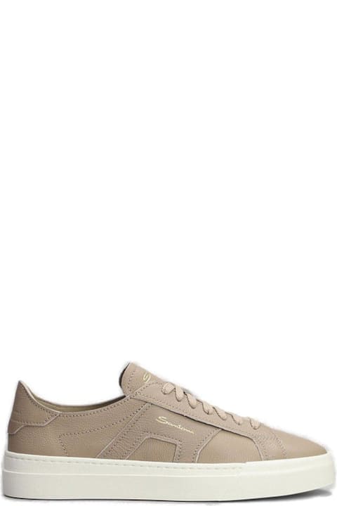 Santoni Shoes for Men Santoni Round Toe Low-top Sneakers