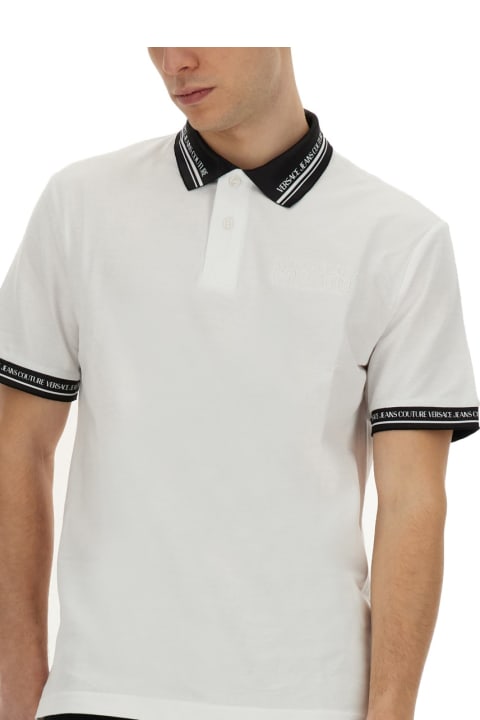 Versace Jeans Couture Topwear for Men Versace Jeans Couture Monogram Polo