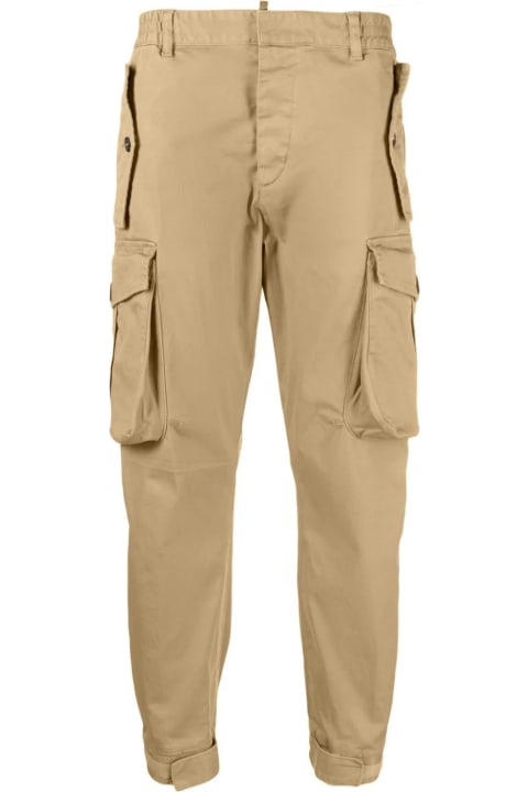 Dsquared2 Pants for Men Dsquared2 Cotton Cargo Trousers