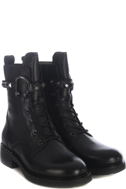 Ash Shoes for Women Ash Boots Ash "floyd" In Leather Combat