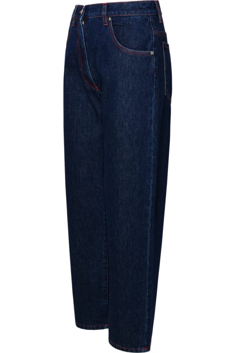 ウィメンズ MSGMのデニム MSGM Blue Cotton Jeans