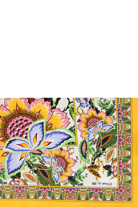 Etro for Women Etro Multicoloured Printed Silk Scarf