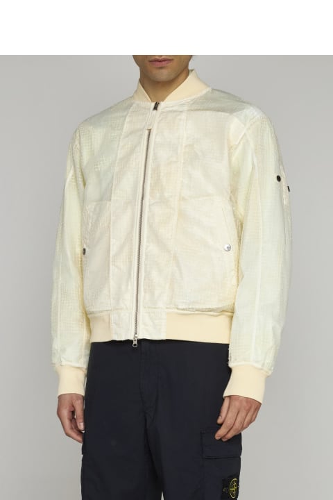 Stone Island Shadow Project for Men Stone Island Shadow Project Technical Cotton Blend Bomber Jacket