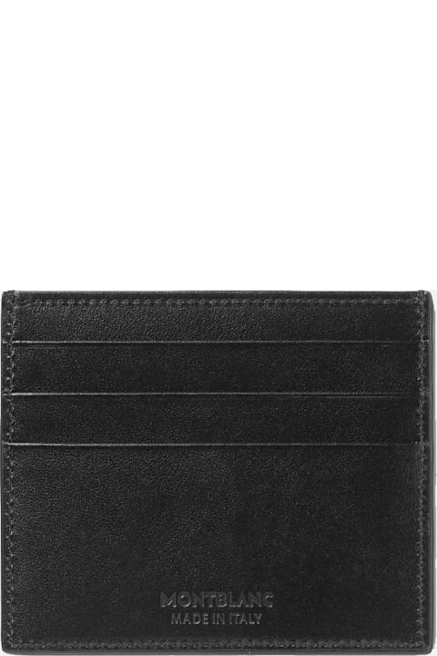 Montblanc لـ Kids Montblanc Black Leather Card Holder