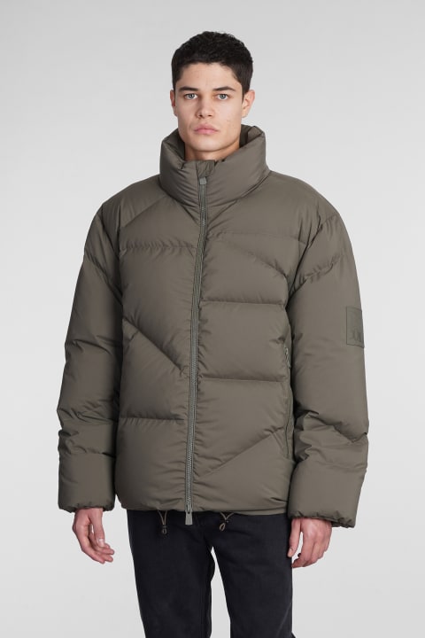Puffer In Green Polyester