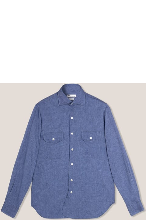 Homeware doppiaa Aantero Blue Flannel Shirt