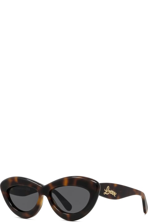 ウィメンズ新着アイテム Loewe Lw40096i - Dark Havana Sunglasses