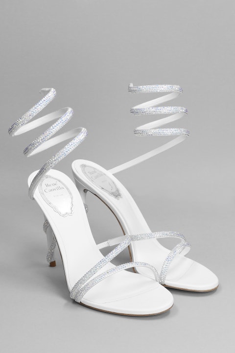 René Caovilla Shoes for Women René Caovilla Margot Sandals In White Leather