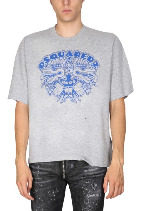 Homeware Dsquared2 Dragon Bros Football T-shirt