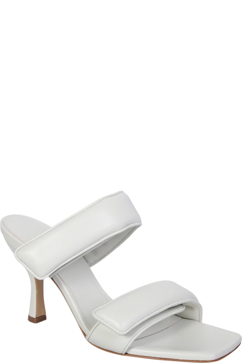 Homeware GIA BORGHINI High-heeled Straps Sandal Perni 03 White