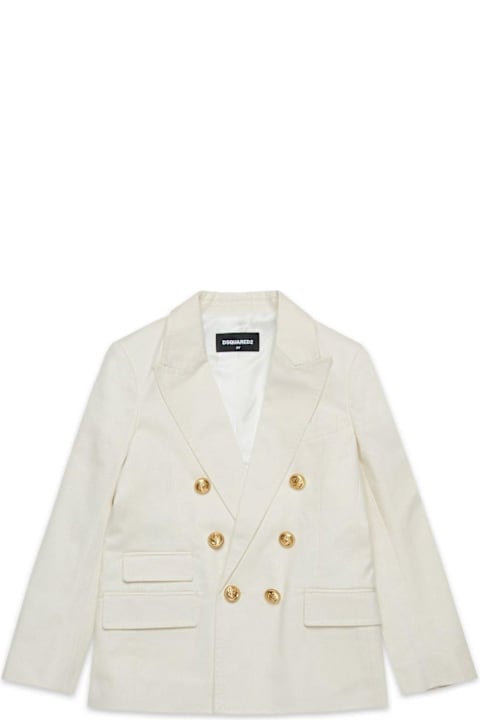 Dsquared2 Coats & Jackets for Boys Dsquared2 Double Breasted Long Sleeved Jacket