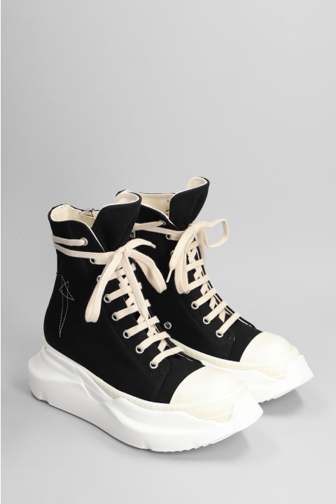 ウィメンズ ウェッジシューズ DRKSHDW Abstract Sneak Sneakers In Black Cotton