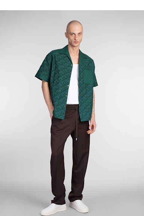 Drôle de Monsieur Clothing for Men Drôle de Monsieur Shirt In Green Cotton