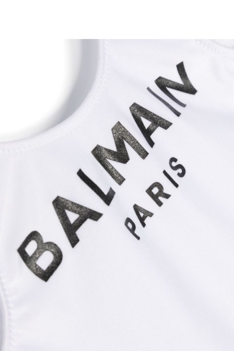 Balmain Swimwear for Girls Balmain One-piece Swimsuit With Print