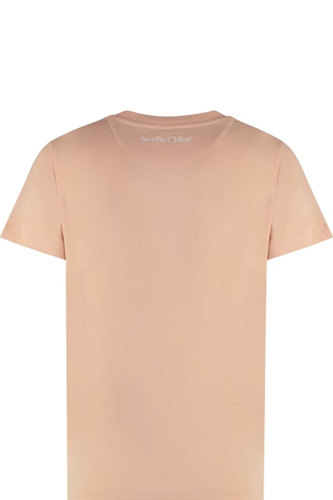 See by Chloé لـ Men See by Chloé Printed Cotton T-shirt