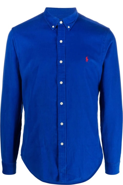 Fashion for Men Polo Ralph Lauren Corduroy Long Sleeve Sport Shirt