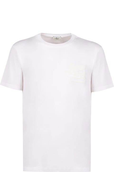 ウィメンズ Etroのトップス Etro Cotton Crew-neck T-shirt