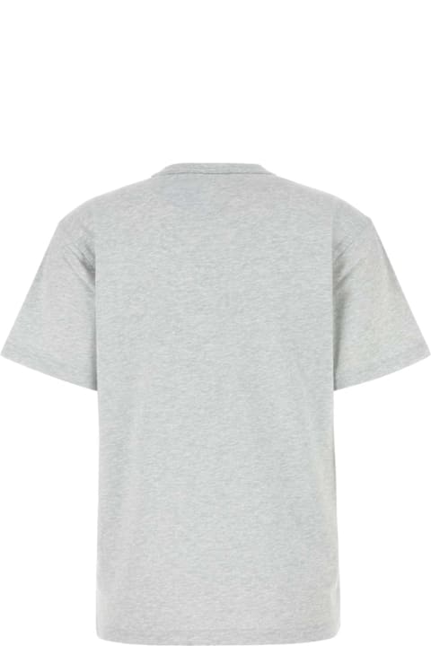 Homeware T by Alexander Wang Melange Light Grey Cotton T-shirt