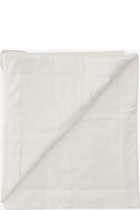 Il Gufo for Kids Il Gufo Stretch Cotton Blanket With Heart Detail
