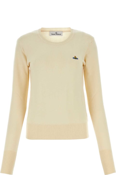Fashion for Women Vivienne Westwood Ivory Cotton Blend Bea Sweater