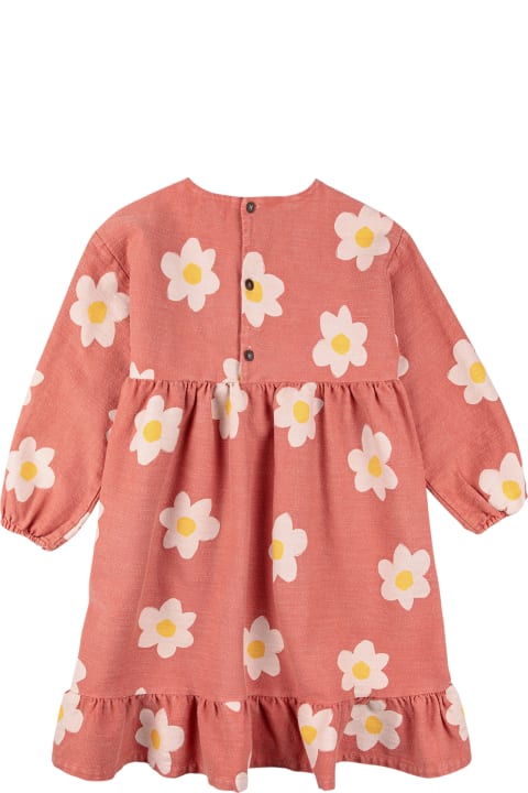 Bobo Choses for Kids Bobo Choses Pink Dress For Girl With Daisies