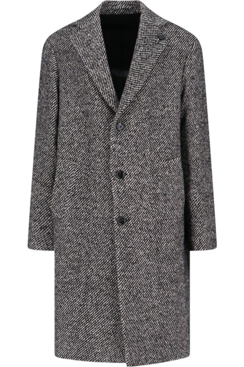 Lardini Coats & Jackets for Men Lardini Single-breasted Midi Coat