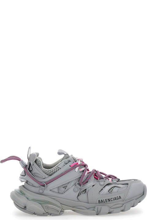 Balenciaga Sneakers for Women Balenciaga 'track Trail Laces' White Low Top Sneakers With Embossed Logo On The Tongue And Size Patch On The Toe In Tech Fabric Woman