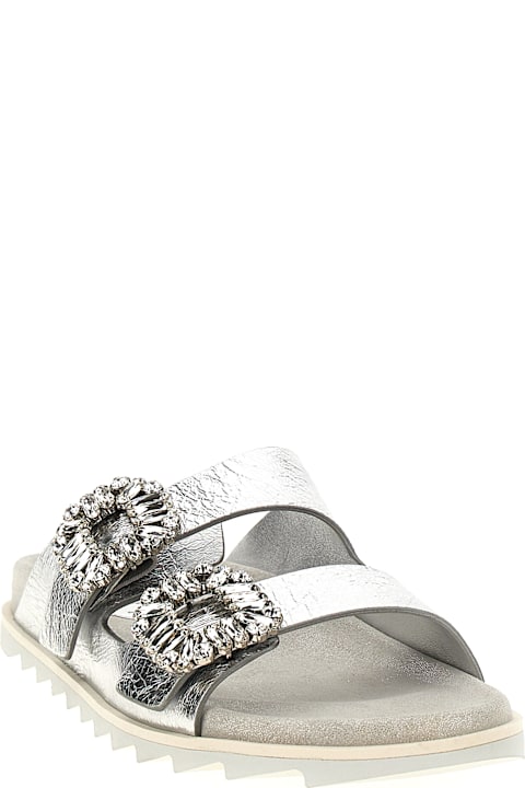 インテリア Roger Vivier 'slidy Viv' Rhinestone Sandals