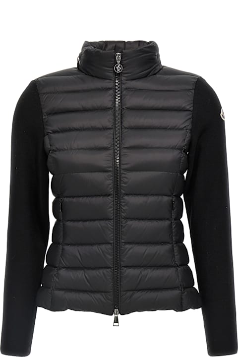ウィメンズ Monclerのニットウェア Moncler Two-material Cardigan