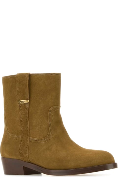 Homeware Isabel Marant Biscuit Suede Lylie Ankle Boots