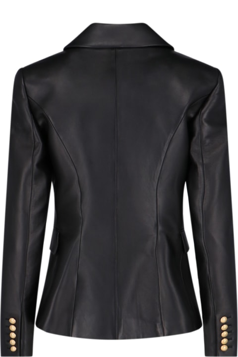Balmain Clothing for Women Balmain Leather Blazer