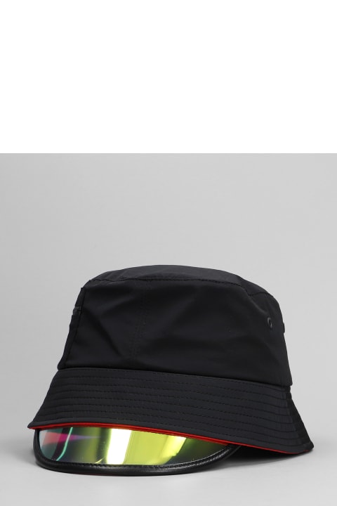 Christian Louboutin Hats for Men Christian Louboutin Bobiviz Hats In Black Nylon