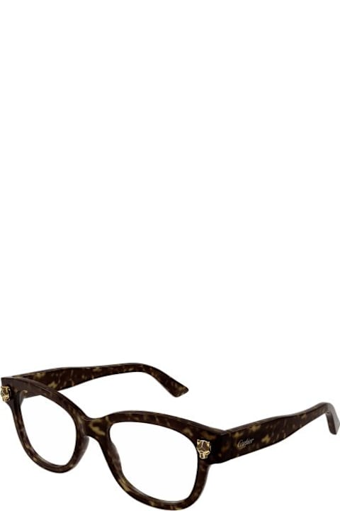 Eyewear for Women Cartier Eyewear Ct0373o002 Havana Havana Transpa