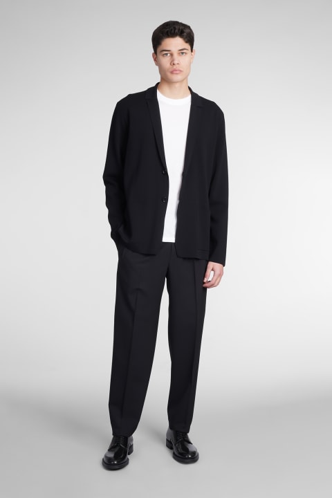 Roberto Collina Coats & Jackets for Men Roberto Collina Blazer In Black Cotton