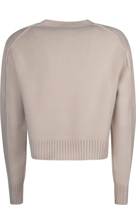 Lanvin Sweaters for Women Lanvin Rib Trim Knit Cropped Sweater
