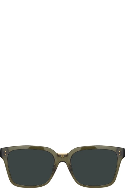 Lfl1322 Translucent Green / Light Gold Sunglasses
