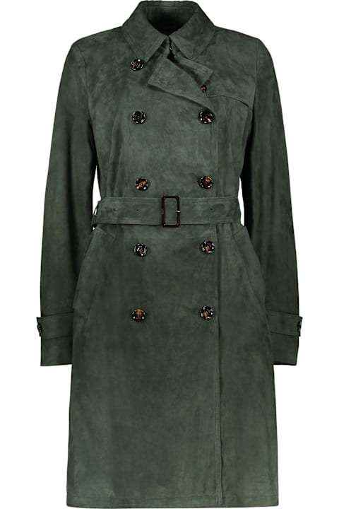 Homeware Moorer Avignon Long Leather Jacket