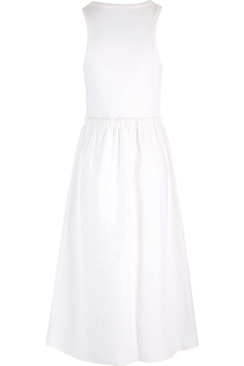 ウィメンズ新着アイテム Moncler Midi Dress With Flared Skirt