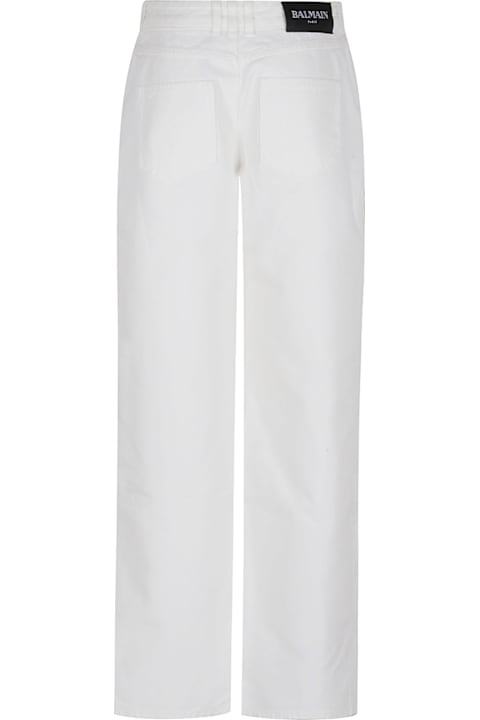 Homeware Balmain White Straight White Jeans