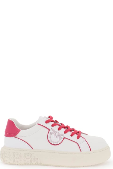 Pinko Wedges for Women Pinko Leather Sneakers