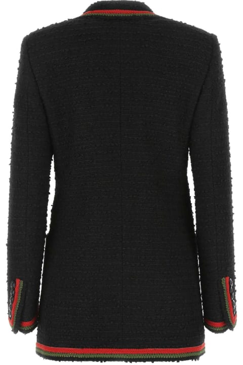 Gucci Coats & Jackets for Women Gucci Black Bouclã© Blazer