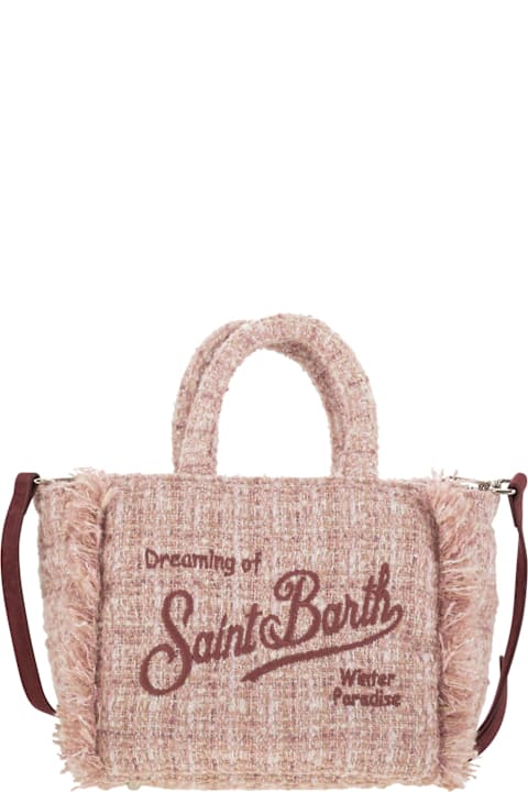 Homeware MC2 Saint Barth Mini Vanity Bag With Bangs And Embroidered Logo